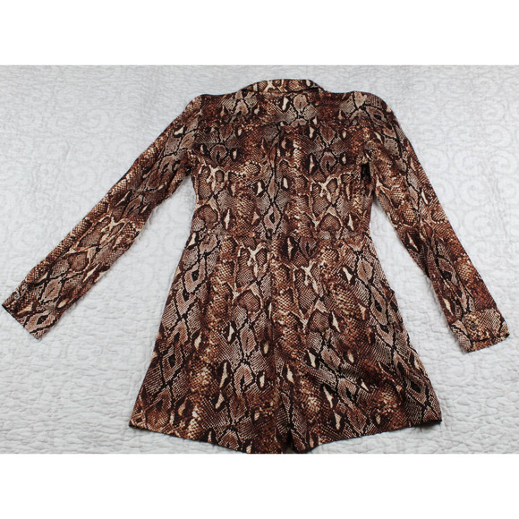 Gianni Bini Snakeskin Print Romper - Picture 2 of 10